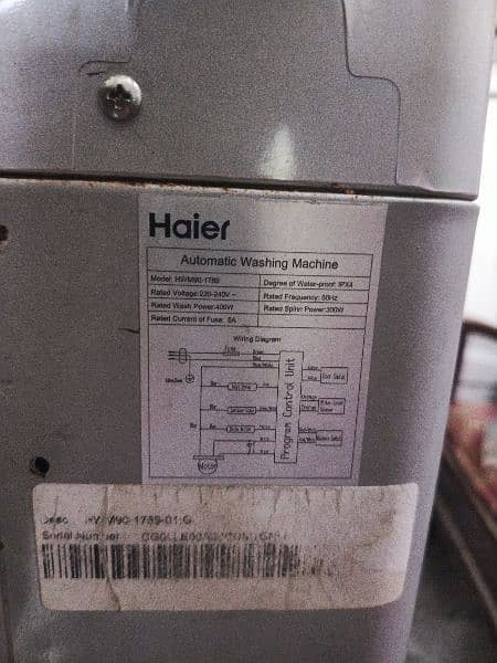 Haier Automatic Washing Machine 4