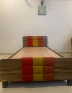 Imported Turkish material bed,Side table and study table combo