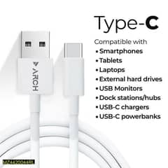 Fast changing cables are available