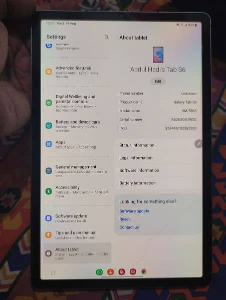 Samsung Galaxy Tab S6 (6/128gb) Snapdragon 855 2