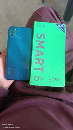 Infinix Smart 6. . . 3 Ram. 64 storage 10/10 condition lush . 0