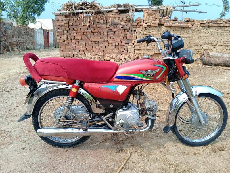 ravi Bike 70cc for sale  . Whatsapp number. 03087934786 1