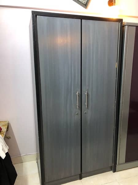 two door cupboard and divider /- 03461809478 1