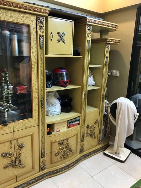 two door cupboard and divider /- 03461809478 5