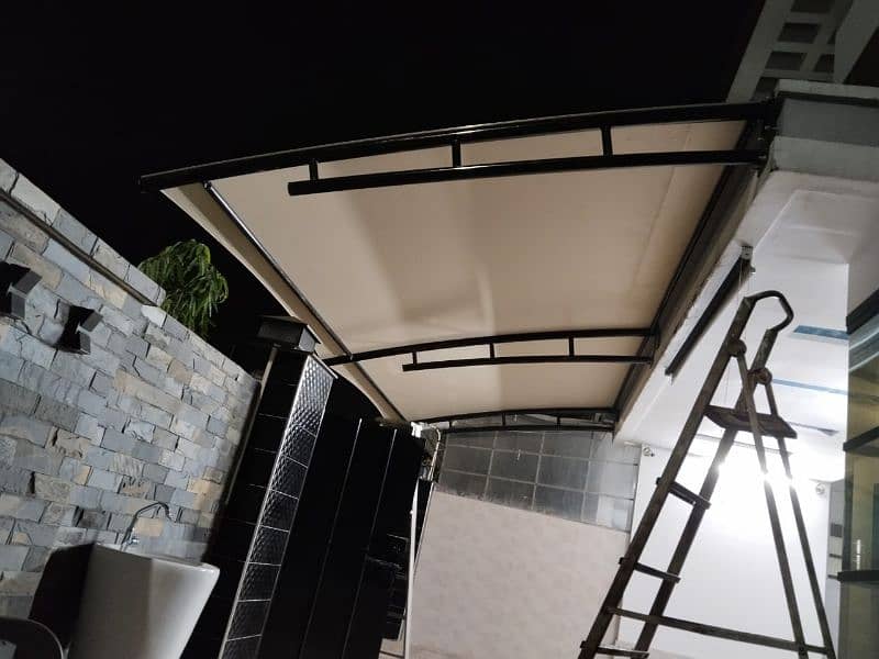 Tensile Parking Structures - Wall mounted sheds - Pole Parking - Roof 2