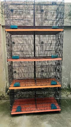 zarar 8 portions folding cage for sale in almost new condition 0