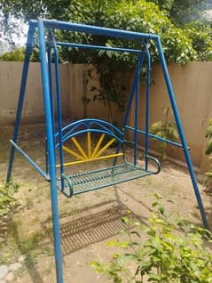 Solid large two seater iron swing for sale