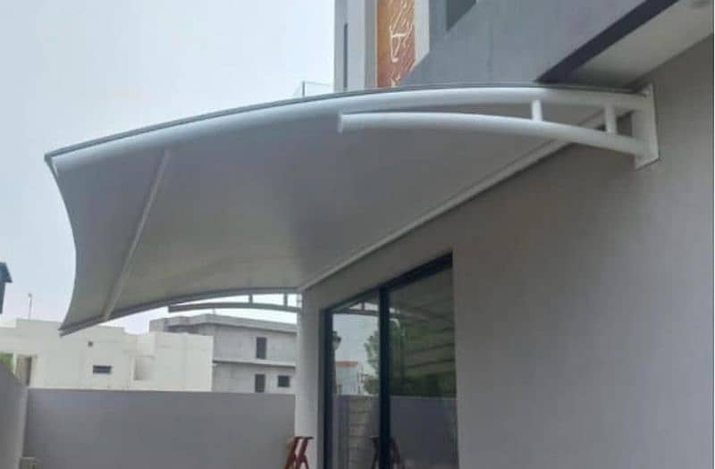 Tensile Parking Sheds - Porch Shade - Cafe Roofing Structures 15