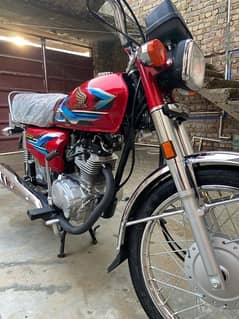 honda 125 2024 model serial 91 red color