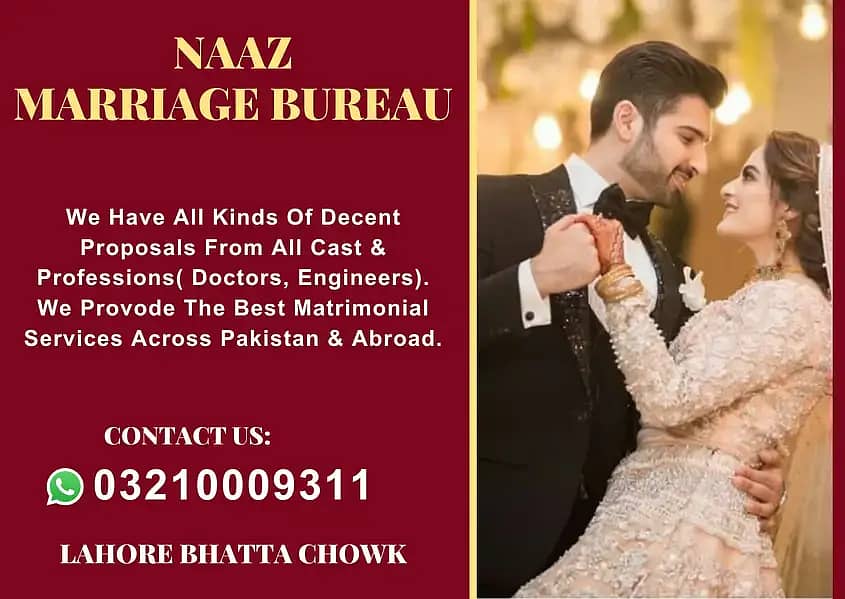 Marriage Bureau , Online Rishta Services , Abroad Proposals 0