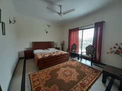 Furnished bedroom with attached bath available for Rent near defence mor.