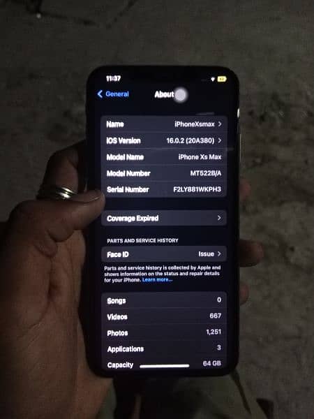 IPHONE XS MAX 64 GB NON PTA 4