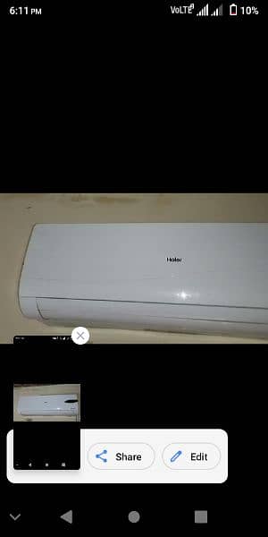 Haier DC inverter Ac 1.5 ton used like new. . no repair no fault. . 1