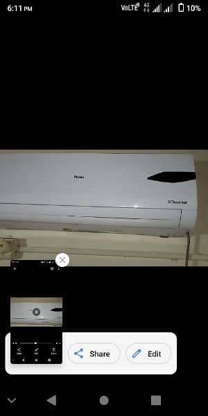 Haier DC inverter Ac 1.5 ton used like new. . no repair no fault. . 3