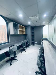 Ideal 1500 SqFt FULLY FURNISHED Office on Main Boulevard Gulberg Lahore 0