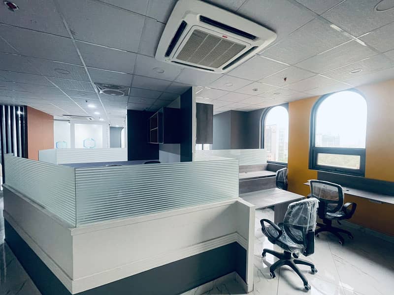 Ideal 1500 SqFt FULLY FURNISHED Office on Main Boulevard Gulberg Lahore 23