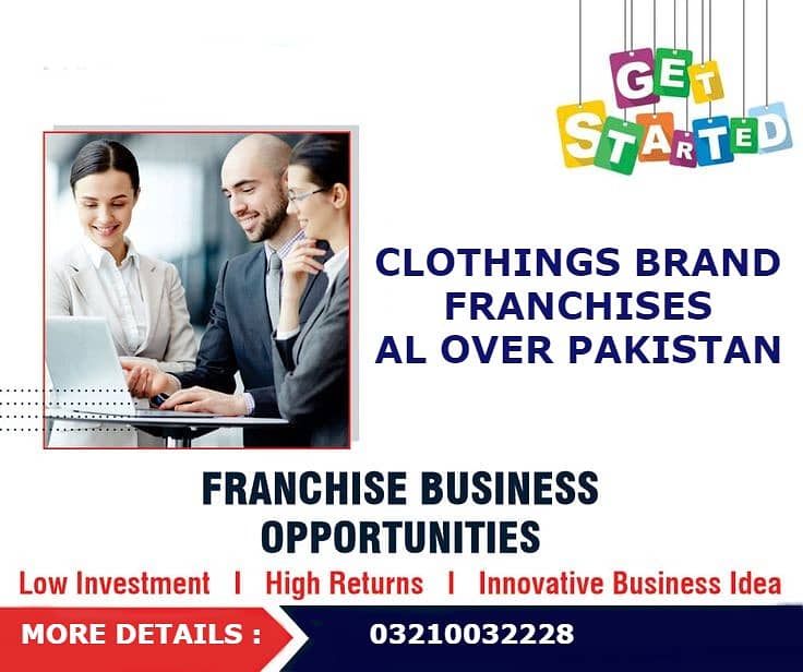 Clothings brand franchises for sale 0