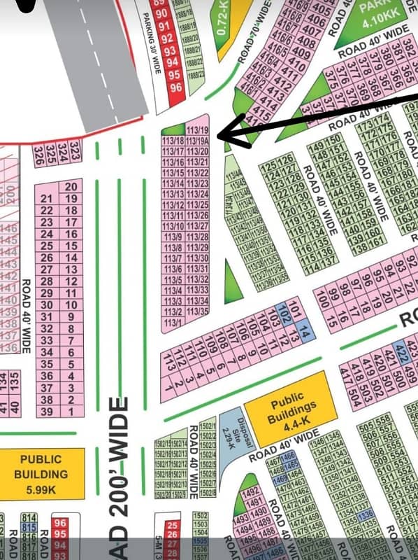 8 Marla Next to corner on ground hot location plot A block 200 fit mb back road behria orchard lahore 0