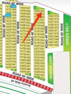 10 Marla corner plot with Greenbelt G5 block phase 4 behria orcahrd lahore 0