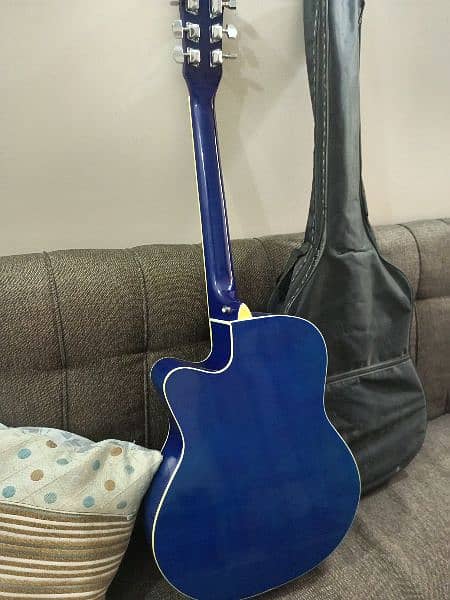 Guitar with bag and picks 8