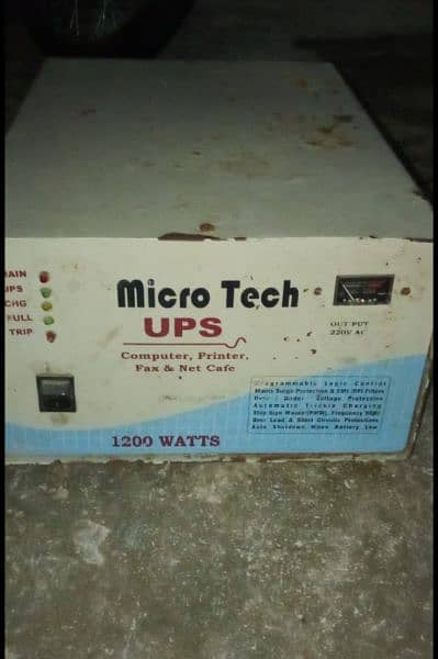 micro tech ups ha all ok ha contact 03167612626 0