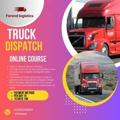 Truck Dispatch Course with job