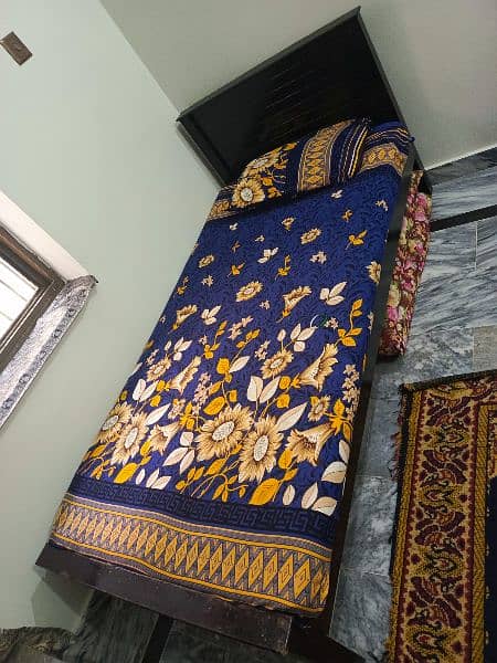 single Bed pair with mattress urgent sale 1