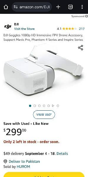 DJI 1080P GOGGLES 0