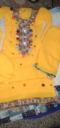 mehndi suit