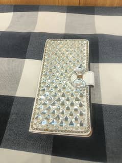 iphone 13 Pro Max and 14 pro max leather diamond bling case