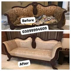 L shape sofa / sofa set / sofa repair / fabric change / sofa poshish 0