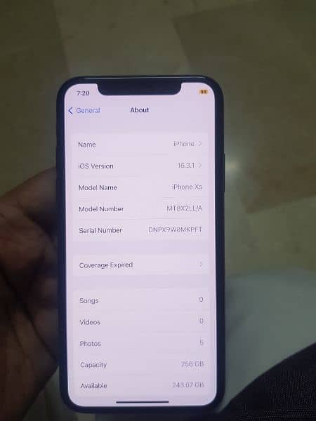 iphone xs 256GB pta 6