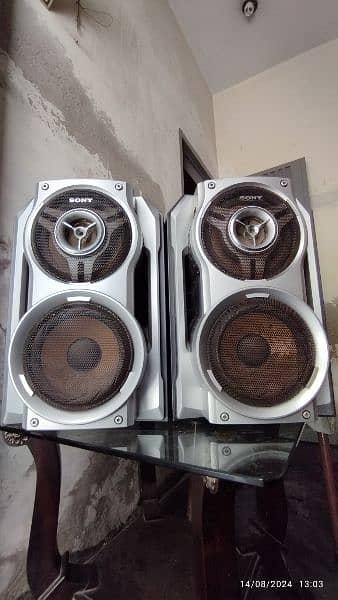 Sony Dual Subwoofer Speakers 0