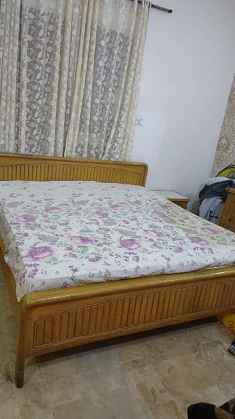 bed, dressing, side tables , wardrobe, L shape sofa , curtain , carpet 2