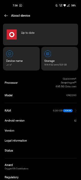 ONEPLUS N20 non pta 0