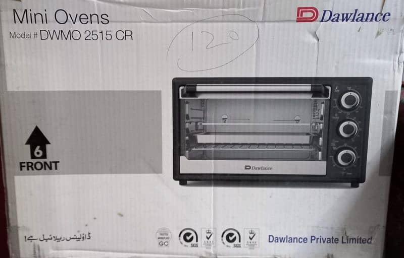 Dawlance mini oven 2