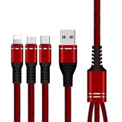 3 in1 mobile chargingcable 0