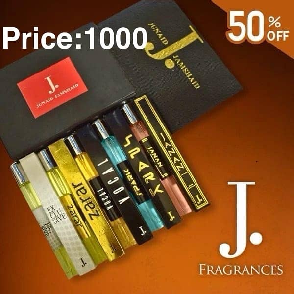 J. Perfumes Pack Of 5 || Branded Perfumes 0