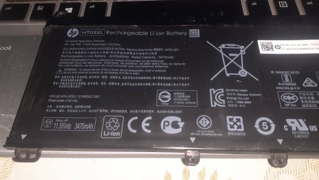 HP Genuine Battery | Envy & Pavilion series | upto 4 hour |  HP HT03XL 0