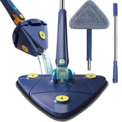 360° rotating triangle twister mop