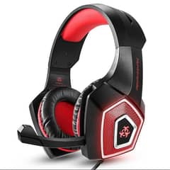 Hunterspider V1 Stereo Bass Gaming Headset With RGB lights and Mic