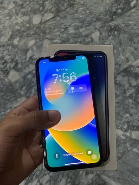 Iphone X 256gb PTA APPROVED With Box 2