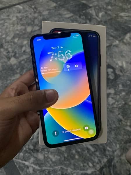 Iphone X 256gb PTA APPROVED With Box 9