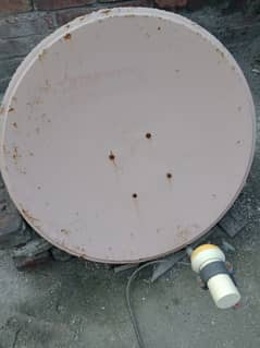 2.5 feet dish antenna for sale call 03064300325 Ku band lnb 0