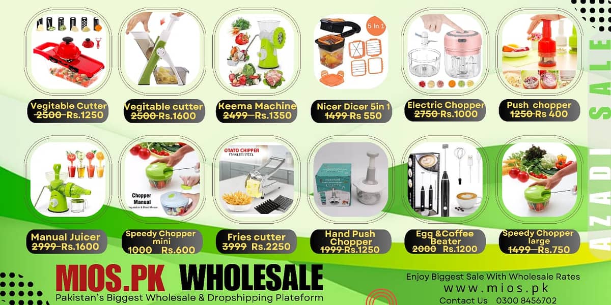 House Hold Items And Kitchen Accessories Available in Whole sale Price 15