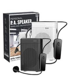 DIGITAL PA SPEAKER MEGAPHONE AMPLIFIER WITH WIRELESS MICROPHONE