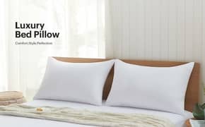 2pcs Luxury Fiber  filled Bed Pillows