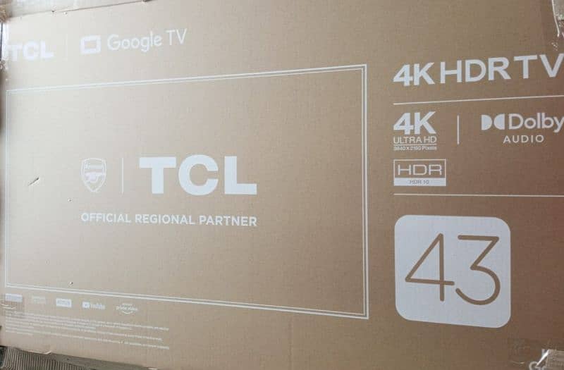 TCL 43" 4K UHD Google TV 1