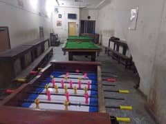 5/10.4/8 football snooker 6 table full setup