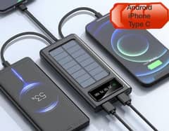 Solar Power 10000 mAh Power Bank 0